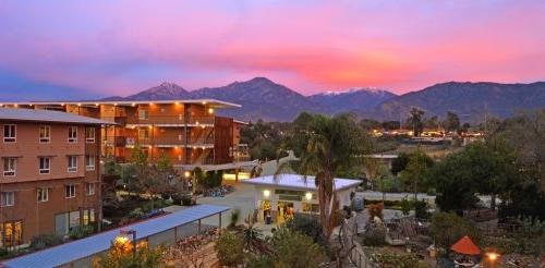 Pitzer Campus during sunset